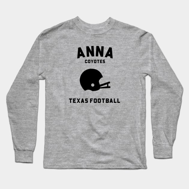 ANNA HIGH SCHOOL FOOTBALL Long Sleeve T-Shirt by Cult Classics